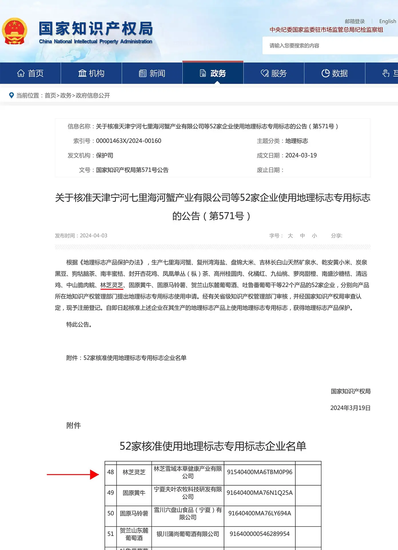 载誉前行！在林芝市监局助力下，我公司成功获授“林芝灵芝”国家地理标志